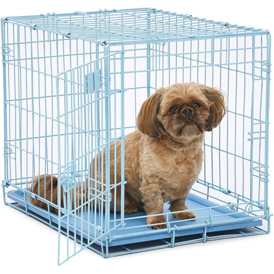 Small Dog Crate Blue 24 Inches | Dog Crates